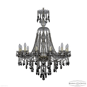 Большая хрустальная люстра Bohemia IVELE Crystal 1415/12/300/XL-108 G R731