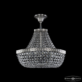 Хрустальная подвесная люстра Bohemia IVELE Crystal 19113/H1/45IV Ni