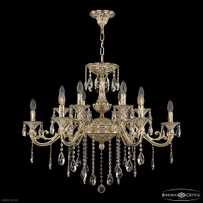 Большая хрустальная люстра Bohemia IVELE Crystal 70123/12/320 B GW
