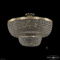 Хрустальная потолочная люстра Bohemia IVELE Crystal 19091/55IV G