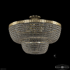 Хрустальная потолочная люстра Bohemia IVELE Crystal 19091/55IV G