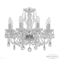 Хрустальная подвесная люстра Bohemia IVELE Crystal 105/8/141 Ni