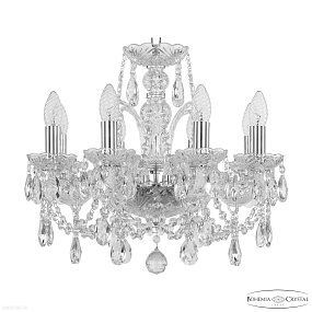 Хрустальная подвесная люстра Bohemia IVELE Crystal 105/8/141 Ni