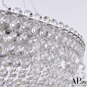 Хрустальная подвесная светодиодная люстра APL LED Sicilia SH501.0.50.B.LED -DIM.Ni