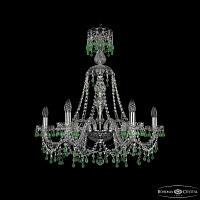 Хрустальная подвесная люстра Bohemia IVELE Crystal 1410/6/240/XL-74 Ni V5001