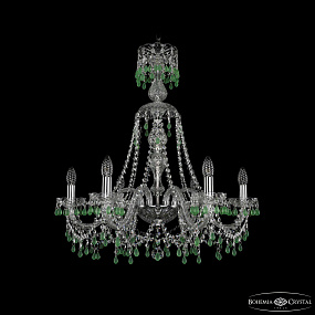 Хрустальная подвесная люстра Bohemia IVELE Crystal 1410/6/240/XL-74 Ni V5001