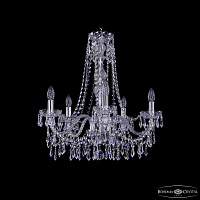 Хрустальная подвесная люстра Bohemia IVELE Crystal 1403/5/195/h-60 Ni
