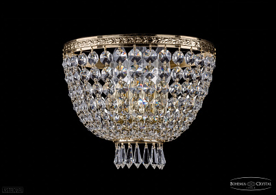 Бра хрустальное Bohemia IVELE Crystal 1927/3W/G