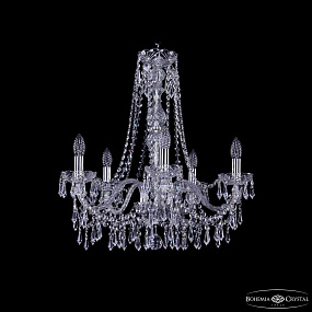 Хрустальная подвесная люстра Bohemia IVELE Crystal 1403/5/195/h-60 Ni
