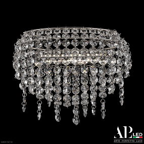 Хрустальная потолочная светодиодная люстра APL LED Rimini S505.0.22.B.3000