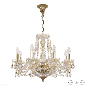 Хрустальная подвесная люстра Bohemia IVELE Crystal 1451/8/160/250 G