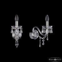 Бра с хрусталем Bohemia IVELE Crystal 1403B/1/160 Ni