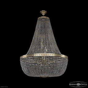 Большая хрустальная люстра Bohemia IVELE Crystal 19111/H2/90IV G