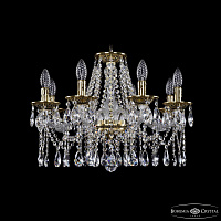 Хрустальная подвесная люстра Bohemia IVELE Crystal 1613/8/200/GB