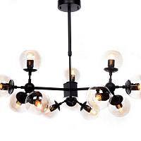 Потолочная люстра Lumina Deco ZODIAK LDP 160-12 BK