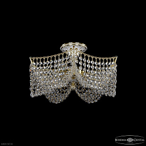 Хрустальная потолочная люстра Bohemia IVELE Crystal 77181/42 GW
