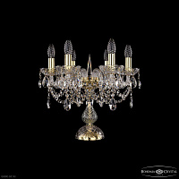 Настольная лампа с хрусталем Bohemia IVELE Crystal 1406L/6/141-39 G