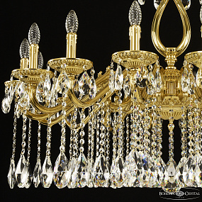 Большая хрустальная люстра Bohemia Ivele Crystal 75302/16/360 A G