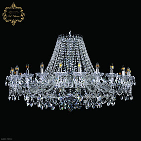 Большая хрустальная люстра Bohemia Art Classic 11.25.24.530.Cr.Sp