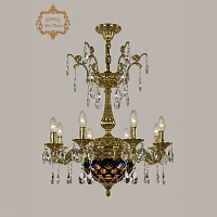 Хрустальная подвесная люстра Bohemia Art Classic 31.19.8.CK125SP.250SP.G.Sp.Amber.Blue.1E