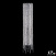 Бра хрустальное светодиодное APL LED Rimini S500.B5.16-75.B.4000