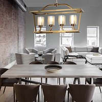 Подвесная люстра Lumina Deco ATLANTA LDP 1222-4 MD