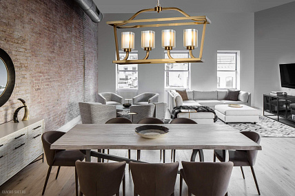 Подвесная люстра Lumina Deco ATLANTA LDP 1222-4 MD