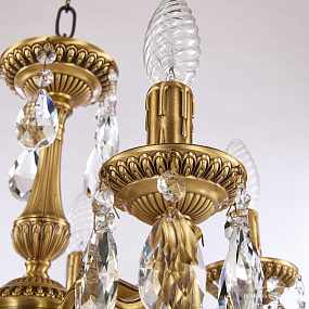 Подвесная хрустальная люстра Bohemia Ivele Crystal 75102/5/125 A FP