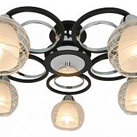 Люстра потолочная Arte Lamp Ginevra A1604PL-5BK