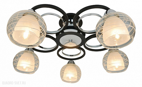 Люстра потолочная Arte Lamp Ginevra A1604PL-5BK