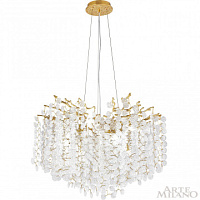 Подвесная хрустальная люстра Arte Milano 239801/D600/8/C Gd