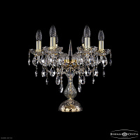 Настольная лампа с хрусталем Bohemia IVELE Crystal 1415L/6/141-39 G