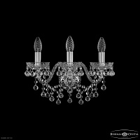Бра хрустальное Bohemia IVELE Crystal 1409B/3/160 Ni