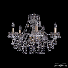 Хрустальная подвесная люстра Bohemia IVELE Crystal 1409/5/195 Pa
