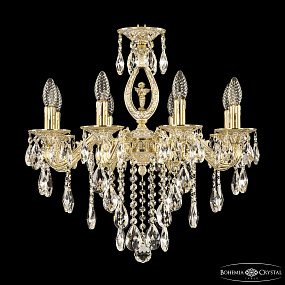Подвесная хрустальная люстра Bohemia Ivele Crystal Florence 71402/8/175 B GW FA10S