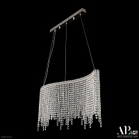 Большая хрустальная светодиодная люстра APL LED Sicilia SH07.80.B.Ni.4000