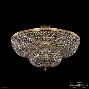 Хрустальная потолочная люстра Bohemia IVELE Crystal 19101/80IV G C1