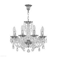 Хрустальная подвесная люстра Bohemia IVELE Crystal 1605/8/141 Ni