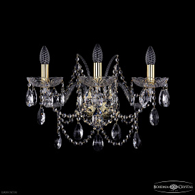 Бра с хрусталем Bohemia IVELE Crystal 1411B/3/195/XL G