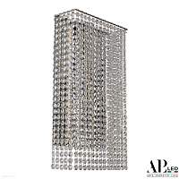 Бра хрустальное светодиодное APL LED Rimini S500.B1.25-45.A.4000