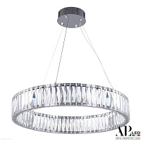 Хрустальная подвесная светодиодная люстра APL LED Sicilia SH25.60.A.Ni.4000