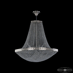 Хрустальная подвесная люстра Bohemia IVELE Crystal 19323/H2/80IV Ni