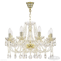 Хрустальная подвесная люстра Bohemia IVELE Crystal 107/8/200 G