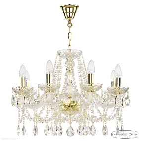 Хрустальная подвесная люстра Bohemia IVELE Crystal 107/8/200 G