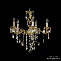Подвесная хрустальная люстра Bohemia Ivele Crystal Verona 72402/5/175 B G FA5S
