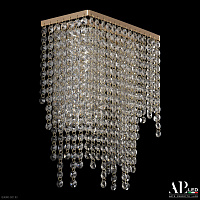 Бра хрустальное светодиодное APL LED Rimini S500.B3.25-27.B.3000.Gold