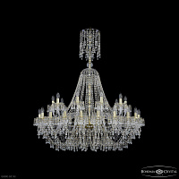 Большая хрустальная люстра Bohemia IVELE Crystal 1410/20+10/400/XL-130 G V0300