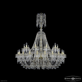 Большая хрустальная люстра Bohemia IVELE Crystal 1410/20+10/400/XL-130 G V0300