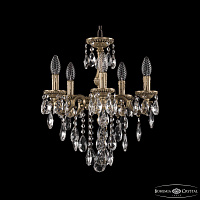 Подвесная хрустальная люстра Bohemia Ivele Crystal 75101/5/125 B FP
