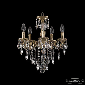 Подвесная хрустальная люстра Bohemia Ivele Crystal 75101/5/125 B FP